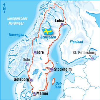 schweden karten