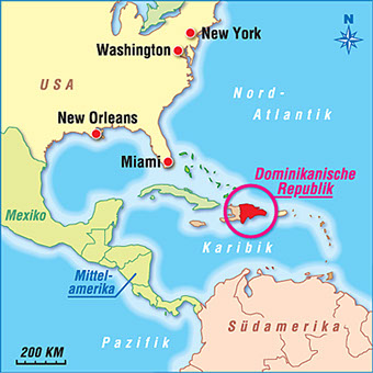 Karte Dominikanische Republik | Karte